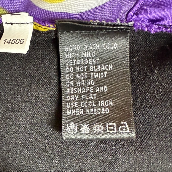 AUGUST SILK Chic Black Cardigan with Swirl Halter Top/size L - Picture 9 of 10